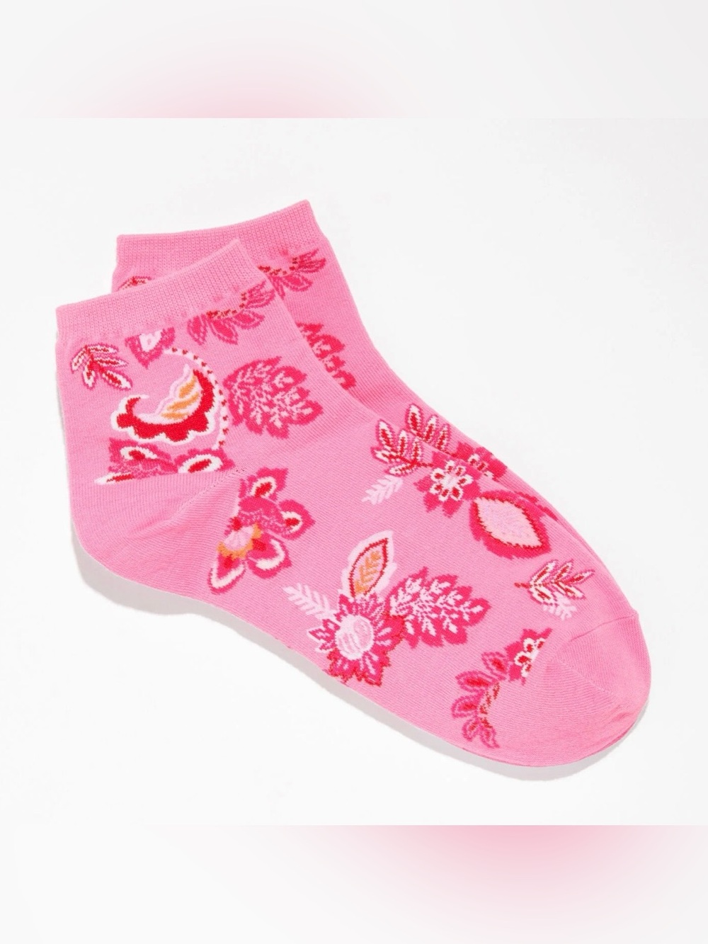Lot of 2 - Talbot’s Lovely Blossoms Women’s Crew Socks